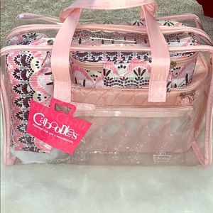 Caboodles 10 piece travel bag set